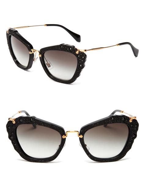 miu miu regard sunglasses|miu miu sunglasses cat eye.